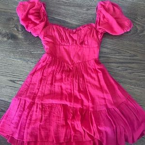 Princess polly red flowy dress. Size 4